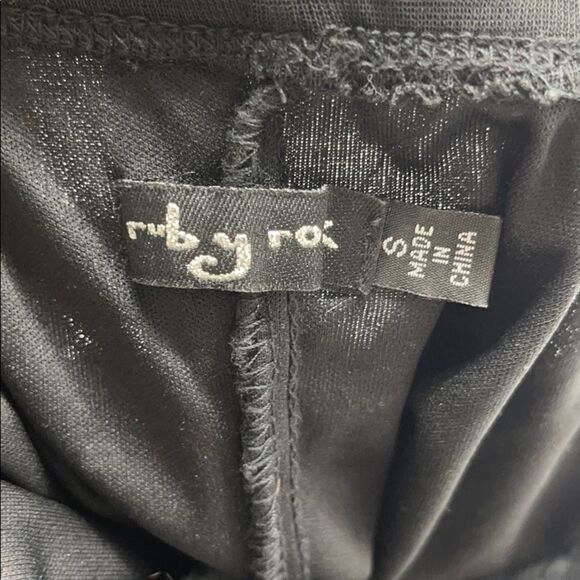 Ruby Rox Black Slip On Hi-Low Dress SMALL - Picture 7 of 8